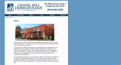 Desktop Screenshot of chapelhilldermatology.com